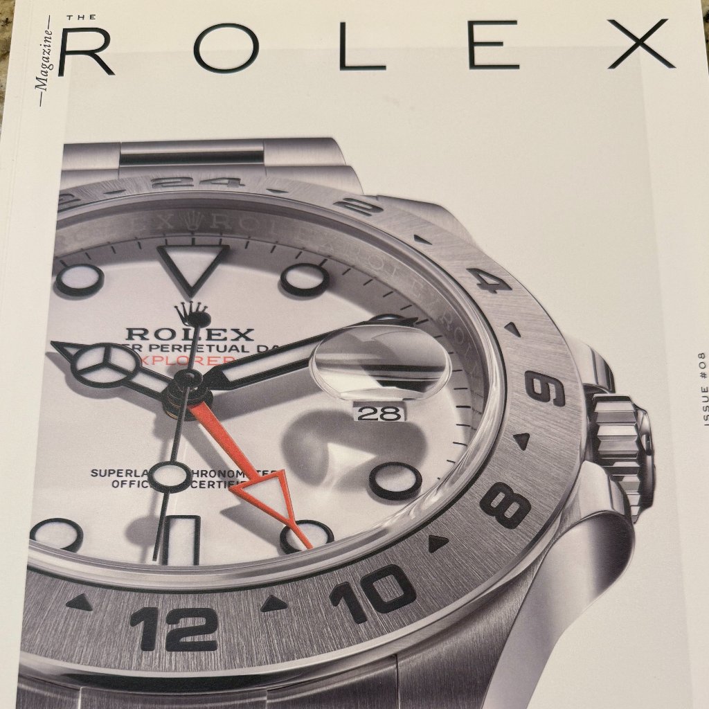 Rolex Magazine Issue 8 Explorer Ii Collectible Print Edition